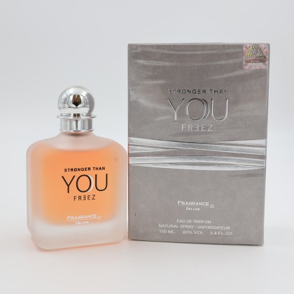 STRONGER THAN YOU  FREEZ EDP By Fragrance Deluxe For Unisex 100 ML-عطر سترونجر ذان يو  فريز من فرانجنس ديلوكس للجنسين سعة 100 مل