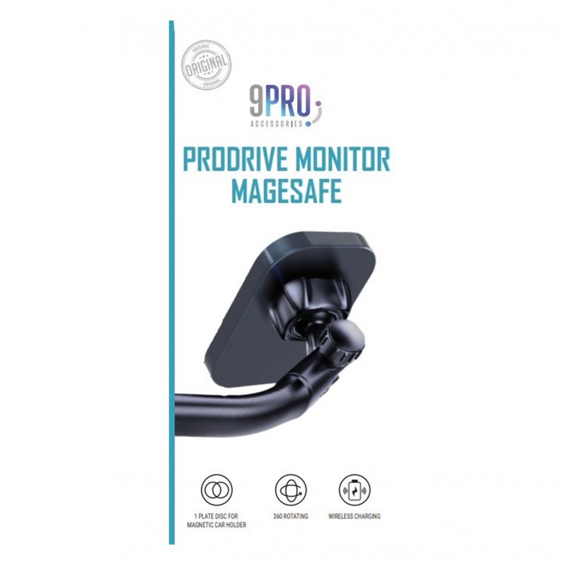 9PRO Prodrive Monitor Magesafe-علاقة سيارة تدعم نظام الشحن الاسلكي