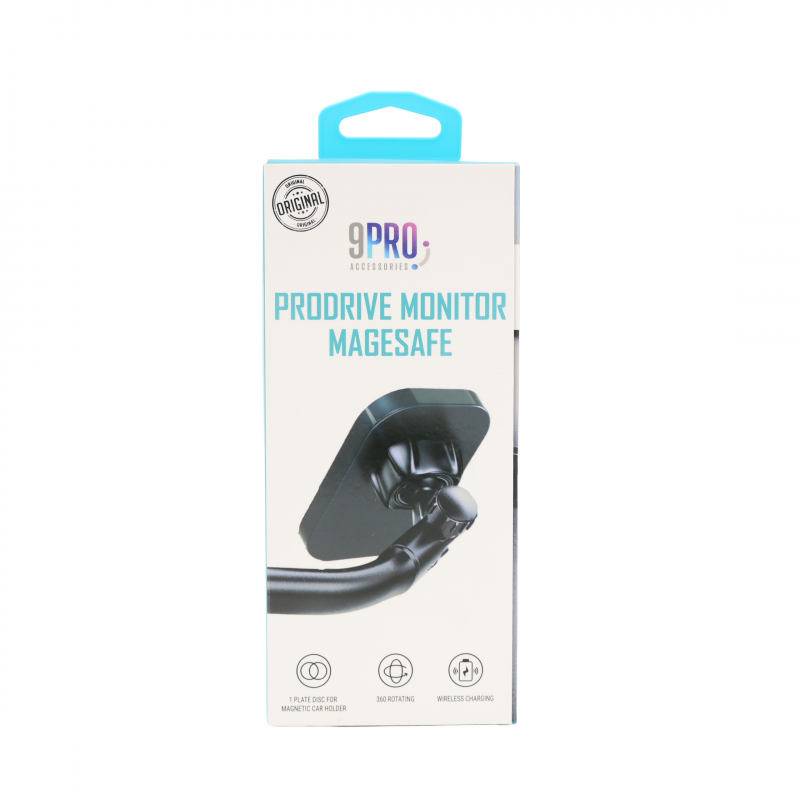 9PRO Prodrive Monitor Magesafe-علاقة سيارة تدعم نظام الشحن الاسلكي