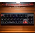 لوحة مفاتيح كيبورد ألعاب Jedel KL-63D Mechanical Gaming Keyboard - Red Switch