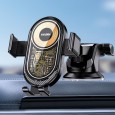 Wireless charging holder حامل جوال ومج سيف شحن لاسلكي على تابلو السيارة15 واط