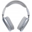 Wireless headphones p9 pro max silver -سماعة رأس مع بلوتوث P9 pro max لون سكني