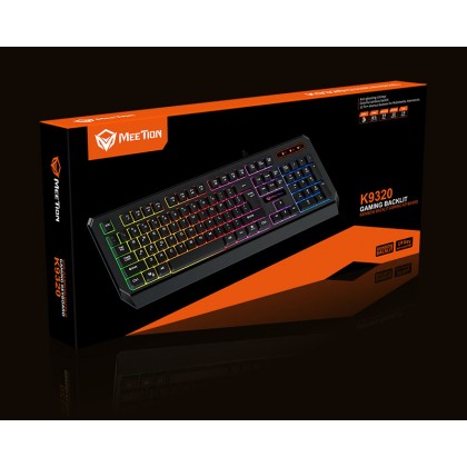 gaming keyboard mt-k9320 ا لعالمية meetion كيبورد جيمنج مضيء من شركة