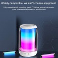 مكبرات بلوتوث لا سلكية بإضاءة led rgb المميز مع 11 وضع اضاءة وصوت ستيريو وبطاقة tf