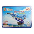 لعبة أحجية كرتون ثلاثية الأبعاد من JB DIY Toy من 4 طبقات بتصميم Chinese J-10 Aircraft