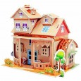 لعبة أحجية كرتون ثلاثية الأبعاد من JB DIY Toy من 4 طبقات بتصميم بيت