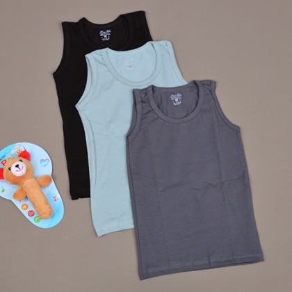 طقم شباح داخلي ولادي (3 قطع) للأولاد بثلاث ألوان