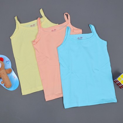 طقم شباح داخلي بناتي (3 قطع) للبنات بثلاث ألوان