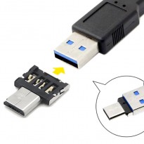 محول AST Works 2X Micro Mini USB OTG لمحرك أقراص فلاش U Disk للكمبيوتر اللوحي والهاتف EP