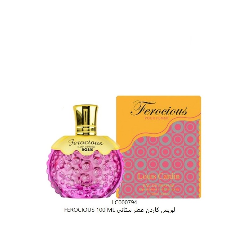 عطر فيروشس من لويس كاردين حجم 100 مل- ferociaus EDP by louis cardin for women 100 ml