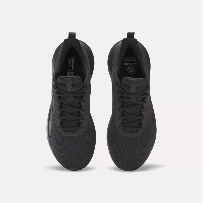 Reebok Unisex' DMX Comfort + Shoes - حذاء ريبوك دي ام اكس كمفورت بلس للجنسين لون أسود