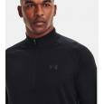 Under Armour Men's Tech™ ½ Zip Long Sleeve تيشيرت اندر ارمور بأكمام طويلة للرجال لون أسود