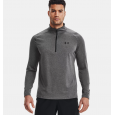 Under Armour Men's Tech™ ½ Zip Long Sleeve تيشيرت اندر ارمور بأكمام طويلة للرجال لون رمادي