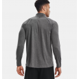 Under Armour Men's Tech™ ½ Zip Long Sleeve تيشيرت اندر ارمور بأكمام طويلة للرجال لون رمادي