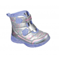 حذاء سكيتشرز لومي برايت باور بينت للأطفال لون فضي -Skechers Kids' Illumi-Brights - Power Paint Shoes