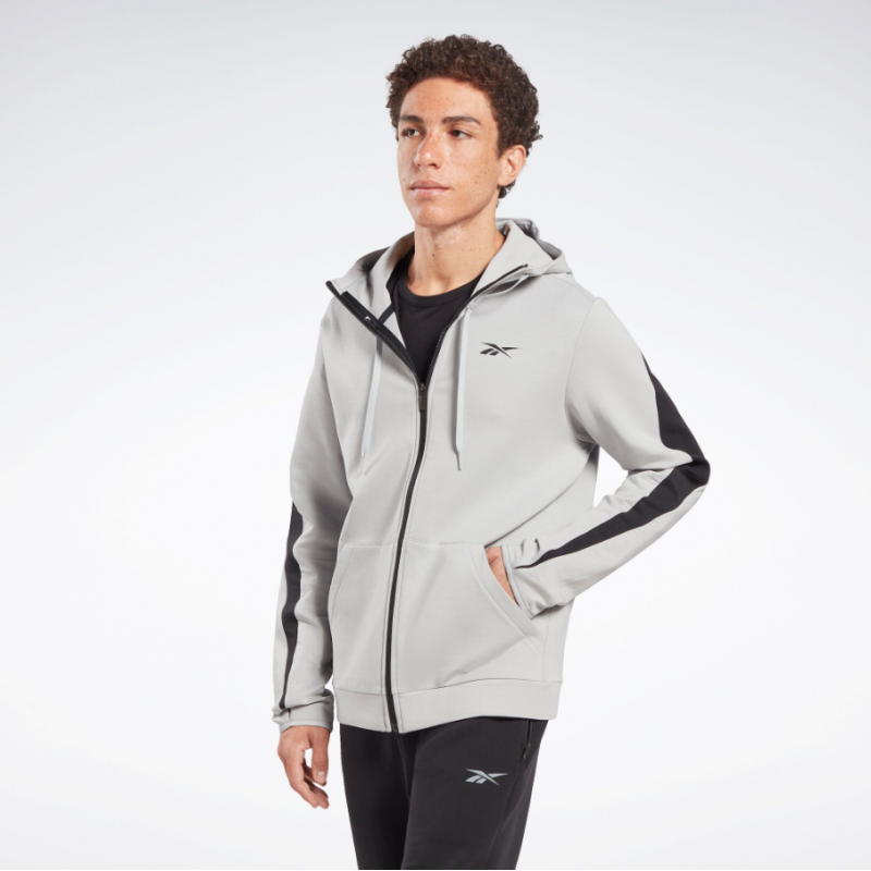 Reebok Mens' Dreamblend Full Zip Hoodie