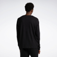 Reebok Mens' Identity Small Logo Long Sleeve Tee Black