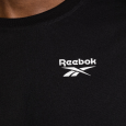 Reebok Mens' Identity Small Logo Long Sleeve Tee Black
