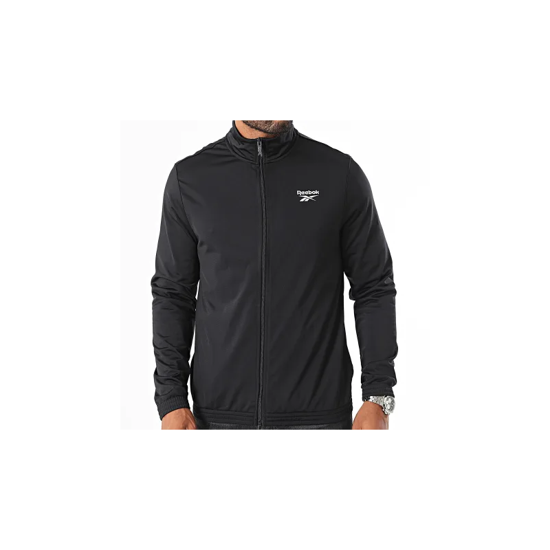 Reebok Unisex' Identity Small Logo Track Jacket -Black