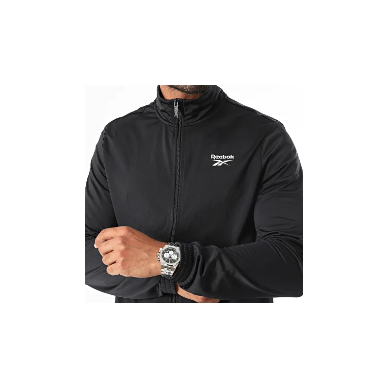 Reebok Unisex' Identity Small Logo Track Jacket -Black