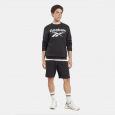 Reebok Men's Identity Fleece Stacked Logo Sweatshirt -Black