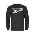 Reebok Men's Identity Fleece Stacked Logo Swetshirt -Black