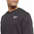Reebok Men's Ri Left Chest Logo Crew Sweatshirt -Black