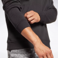 Reebok Men's Ri Left Chest Logo Crew Sweatshirt -Black