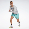 Reebok Men Activchill Long-Sleeve Top Athlete Sweatshirt- Grey