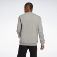 Reebok Men's Identity Fleece Crew Sweatshirt- Grey
