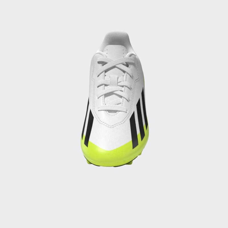 Adidas Kids X Crazyfast.4 Flexible Ground Boots - White