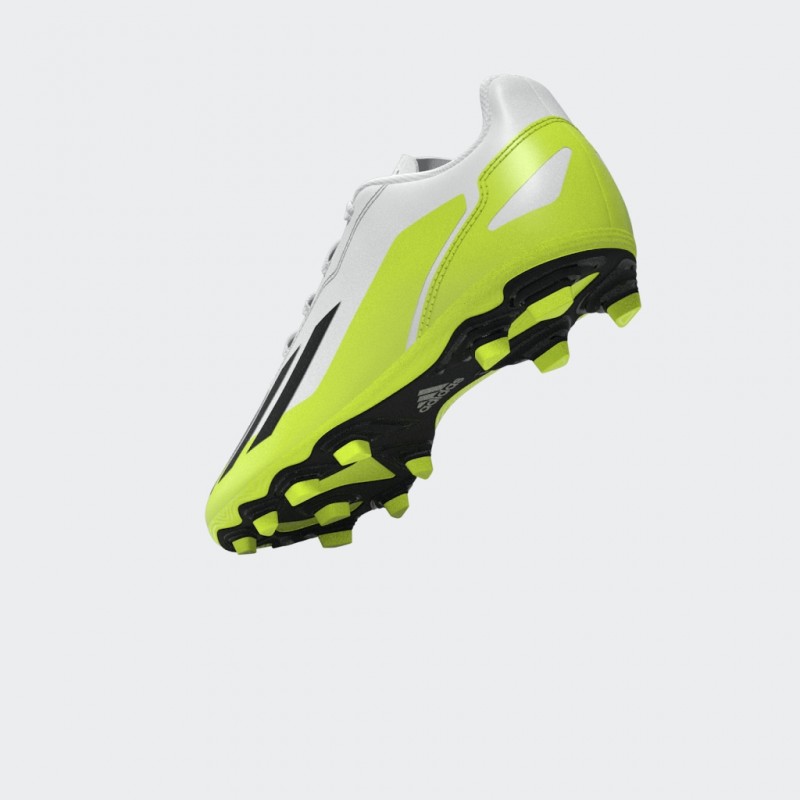 Adidas Kids X Crazyfast.4 Flexible Ground Boots - White