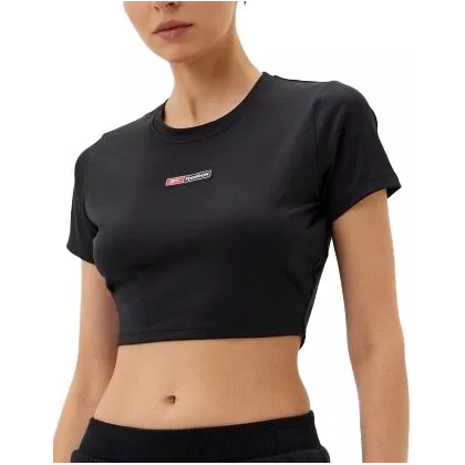 Reebok Womens" Lux Bold Crop Tee