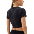 Reebok Womens" Lux Bold Crop Tee