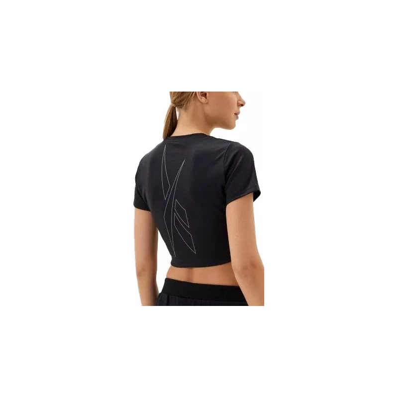 Reebok Womens" Lux Bold Crop Tee