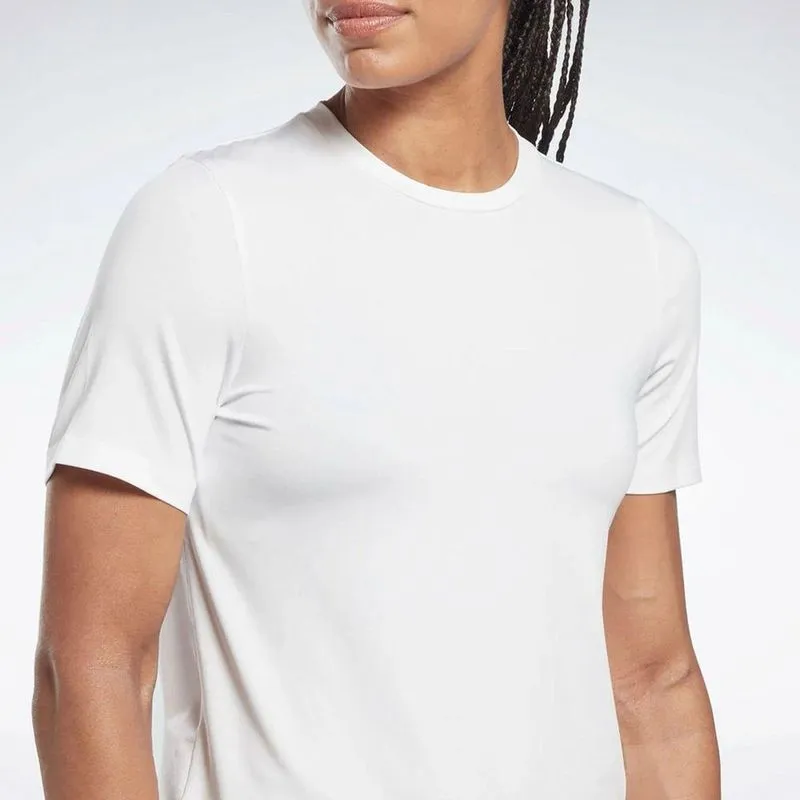 Reebok Women's ID Train Speedwick Short Sleeve T-Shirt – White