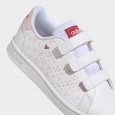 adidas Kids Advantage Shoes- White