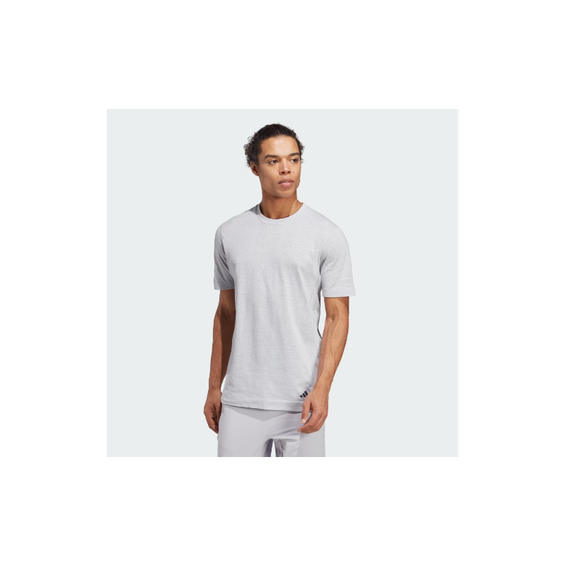 adidas Mens' Yoga Training Tee - Grey