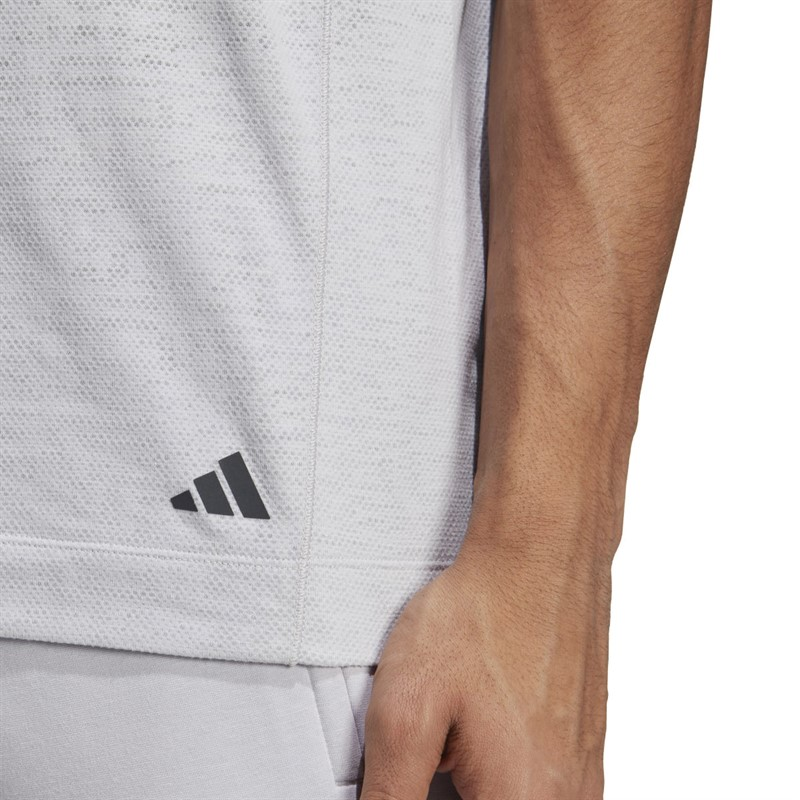 adidas Mens' Yoga Training Tee - Grey