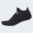 adidas Alphaskin Lightweight Cushioning No-Show Socks - Black