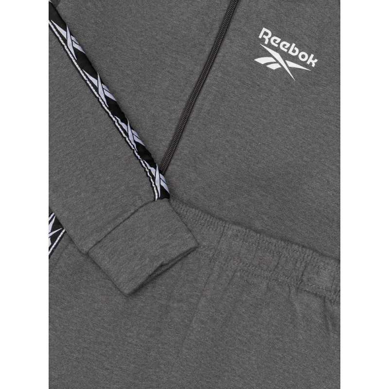 Reebok Kids' Big Intl 2Pc Fleece Set- Grey- طقم رياضي ريبوك للأطفال لون رمادي