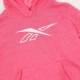 Reebok Girls' Big Logo Hoodi- Pink- هودي ريبوك للأطفال لون زهري