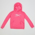 Reebok Girls' Big Logo Hoodi- Pink- هودي ريبوك للأطفال لون زهري