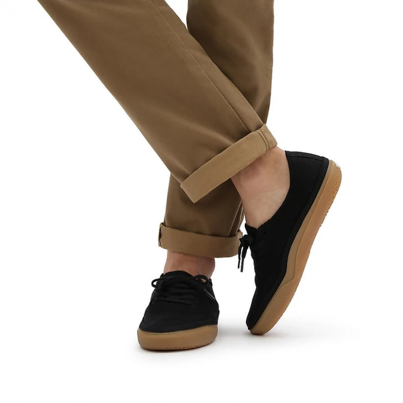 Vans Men's Circle Vee Shoes-Black
