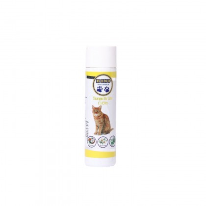 شامبو بونو الطبيعي للقطط - تنظيف وترطيب بالزيوت الطبيعية 250 مل - Bono Cat Natural Shampoo