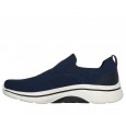 Skechers Men's GO WALK Arch Fit 2.0 - Knitted Relief Shoes - حذاء سكيتشرز جو ووك ارتش فيت للرجال لون كحلي ونعل أبيض