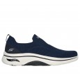 Skechers Men's GO WALK Arch Fit 2.0 - Knitted Relief Shoes - حذاء سكيتشرز جو ووك ارتش فيت للرجال لون كحلي ونعل أبيض
