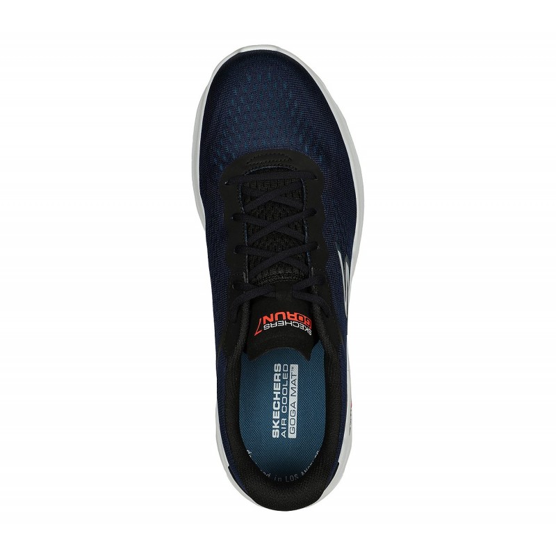 حذاء سكيتشرز جو رن 7.0 للرجال لون كحلي وأسود ونعل أبيض- Skechers Men's Go Run 7.0 Shoes