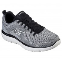 Skechers Mens' Summits - Brisbane Shoes- حذاء سكيتشرز سوميتس بريسبان للرجال لون رمادي وأسود