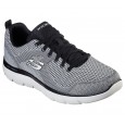 Skechers Mens' Summits - Brisbane Shoes- حذاء سكيتشرز سوميتس بريسبان للرجال لون رمادي وأسود